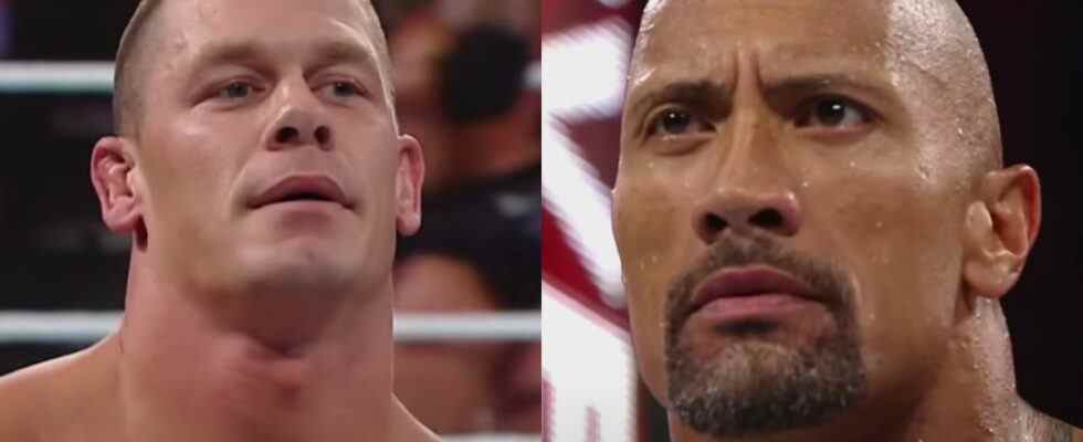 The Rock and John Cena tag team on WWE