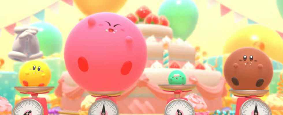 Kirby's Dream Buffet consiste à inhaler des friandises sucrées et sortira la semaine prochaine