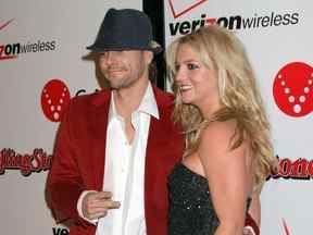 Britney Spears et Kevin Federline assistent à une soirée pré-Grammy en 2006.