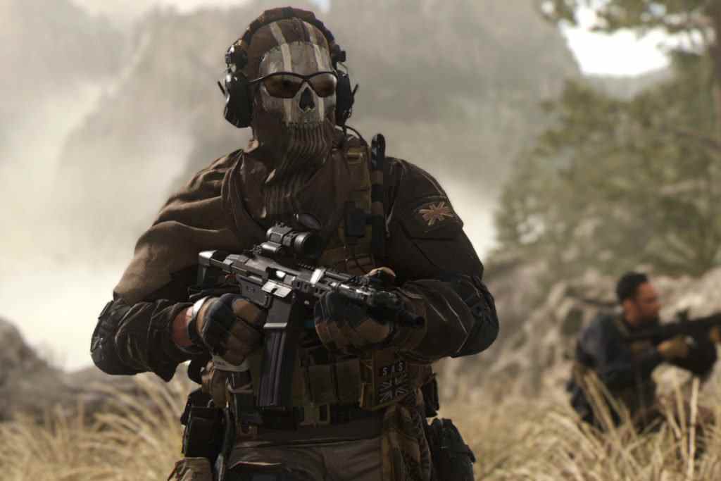 Une capture d'écran de Ghost de Modern Warfare 2