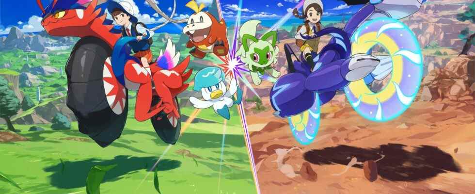 La nouvelle bande-annonce de Pokémon Scarlet et Violet montre des Pokémon légendaires à monter