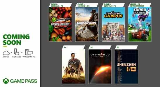 Le Xbox Game Pass ajoute Ghost Recon Wildlands, Turbo Golf Racing, Two Point Campus et plus encore début août