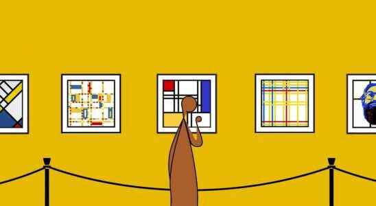 Le casse-tête inspiré de Mondrian « S'il vous plaît, touchez l'œuvre » peint une sortie en septembre