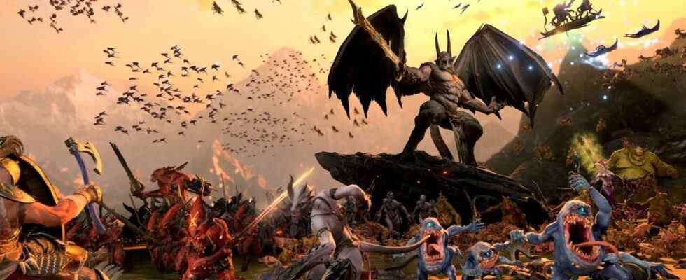 The Daemons of Chaos in Total War: Warhammer 3