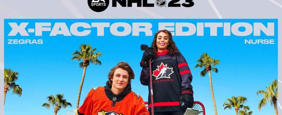 Les stars de la couverture de NHL 23 révélées: Trevor Zegras, Sarah Nurse