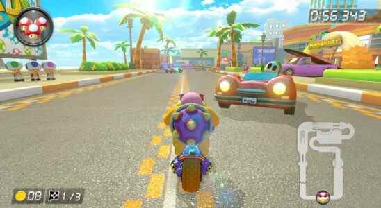 Mario Kart 8 Deluxe Coconut Mall Shy Guy cars
