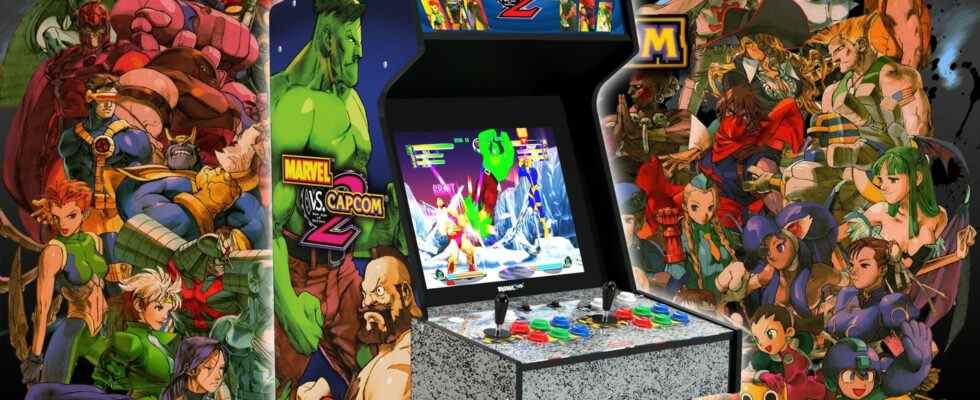Marvel vs Capcom 2 Arcade1Up Cabinet vous emmènera faire un tour cette année