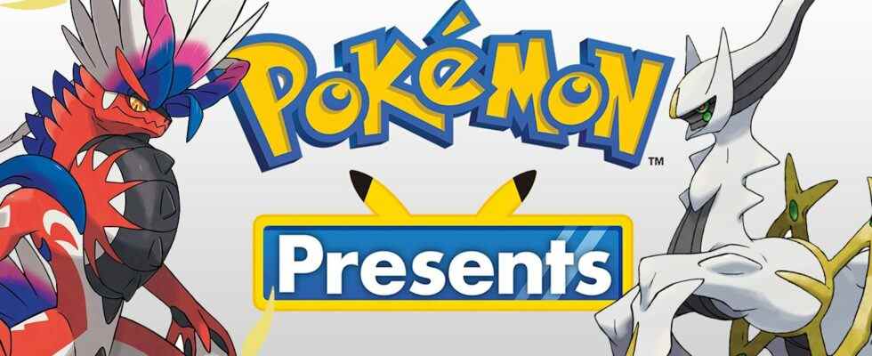 Pokémon Presents révélera de nombreuses informations sur la franchise de nouveaux jeux cette semaine
