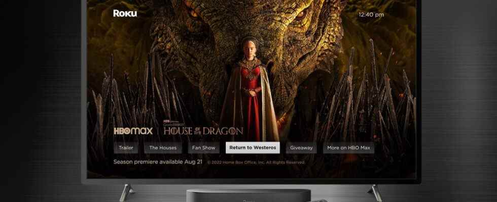 Roku pousse 'House of the Dragon' dans sa plus grande offre promotionnelle VOD par abonnement à ce jour