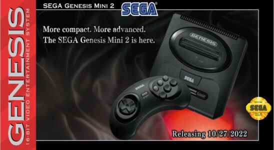 Sega Genesis Mini 2 a un stock limité, environ 10% de l'offre originale de Mini