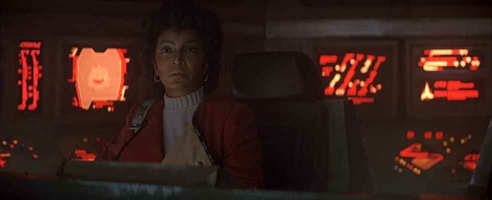 Nichelle Nichols as Uhura in Star Trek IV: The Voyage Home