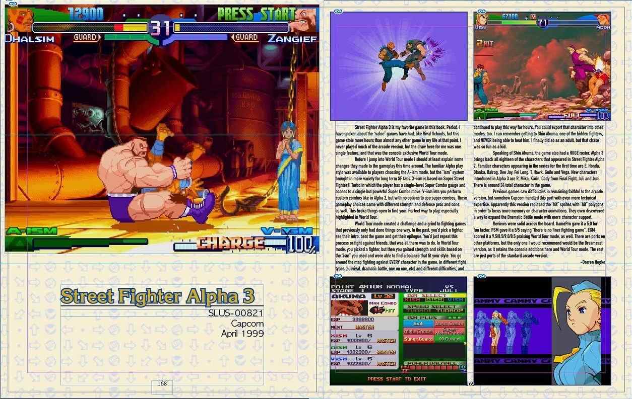 Écran Street Fighter Alpha 3