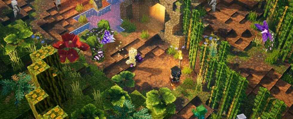 Le premier DLC Jungle Awakens de Minecraft Dungeons est maintenant disponible