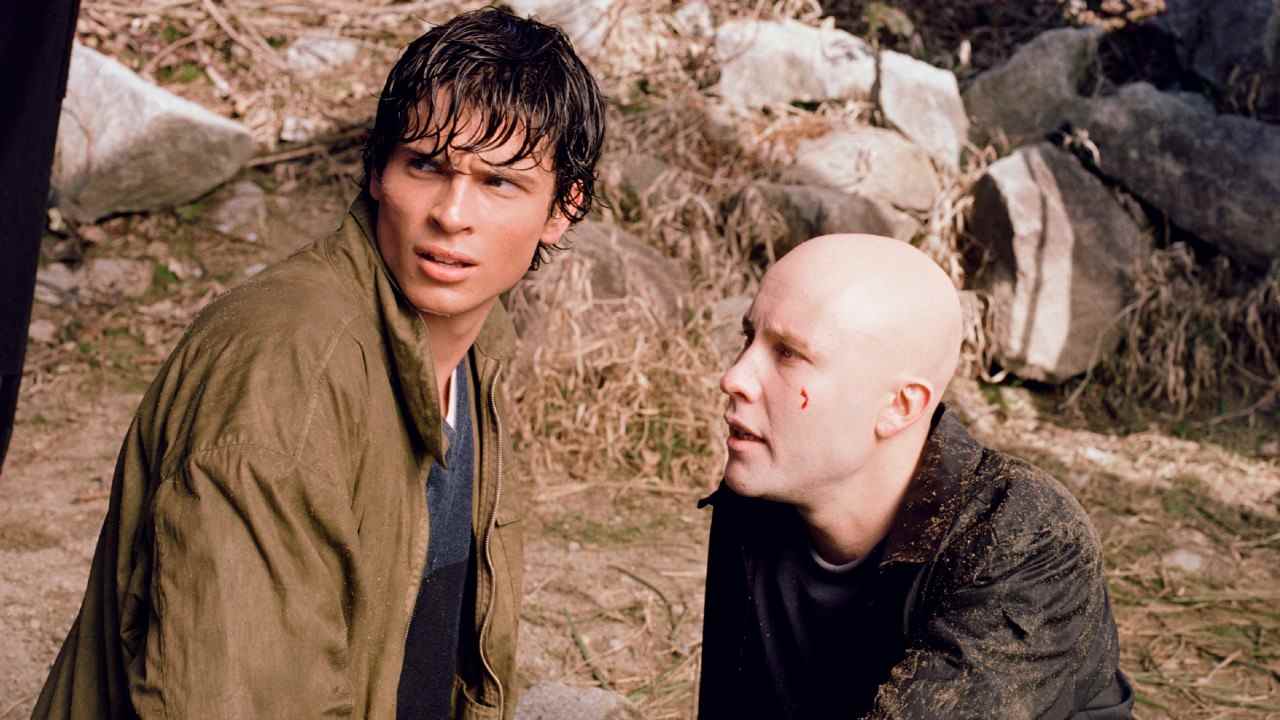 Tom Welling et Michael Rosenbaum sur Smallville