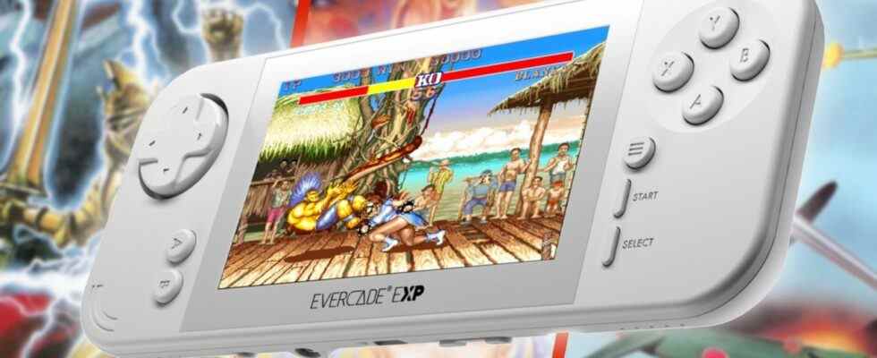 Evercade EXP Handheld sera livré avec 18 titres Capcom classiques