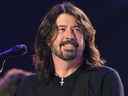 Dave Grohl des Foo Fighters pendant l'enregistrement du 
