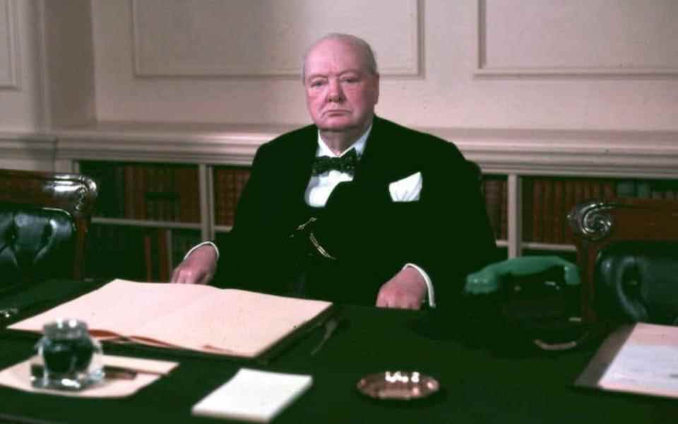 Sir Winston Churchill en 1954 - PA
