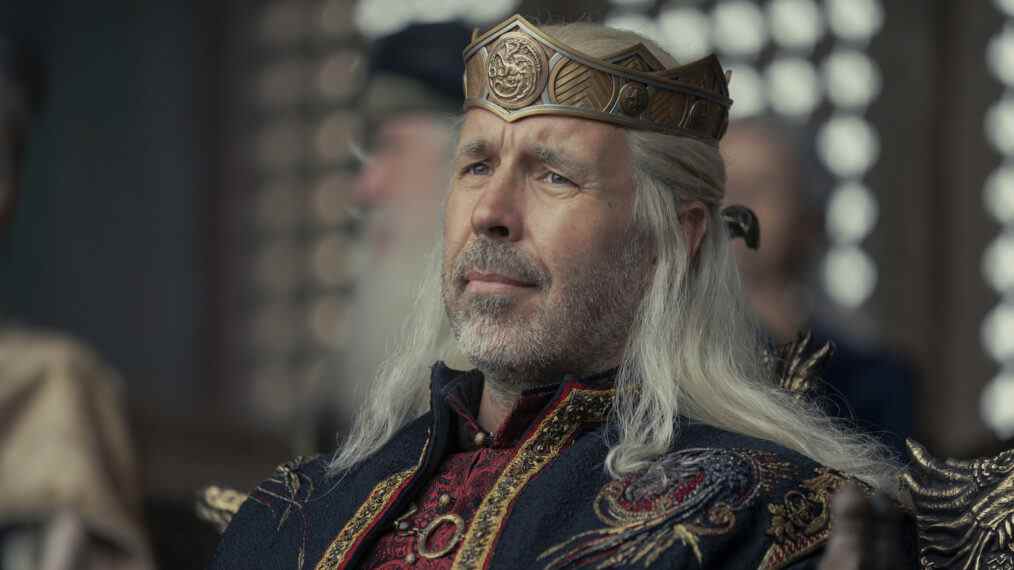 Paddy Considine dans le rôle du roi Viserys Targaryen dans La Maison du Dragon