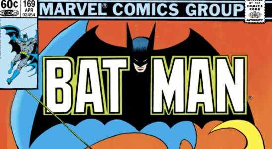 A totally not real Marvel Comics Batman cover