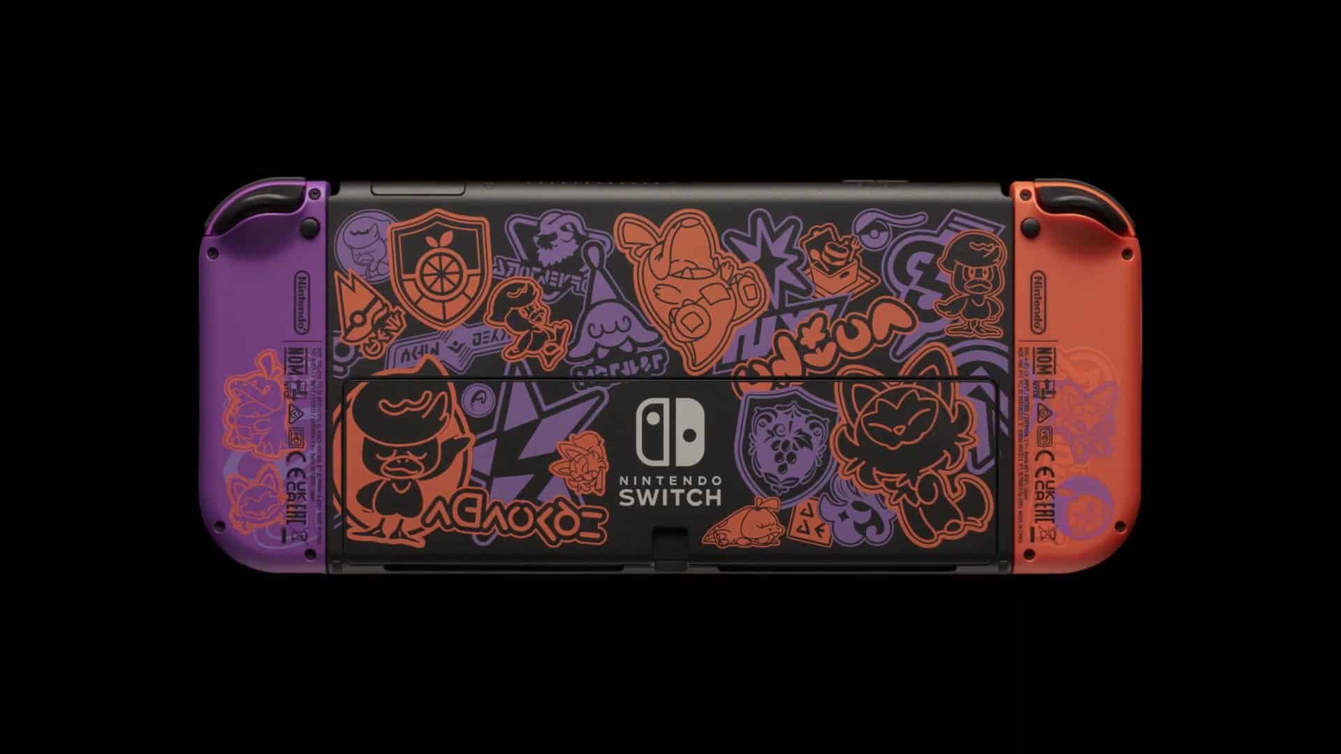 Nintendo Switch OLED Pokémon Scarlet and Violet Edition date de sortie prix 4 novembre 359,99 $