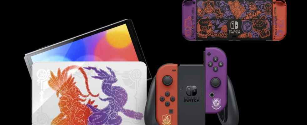 Nintendo Switch OLED : Pokémon Scarlet et Violet Edition dévoilés
