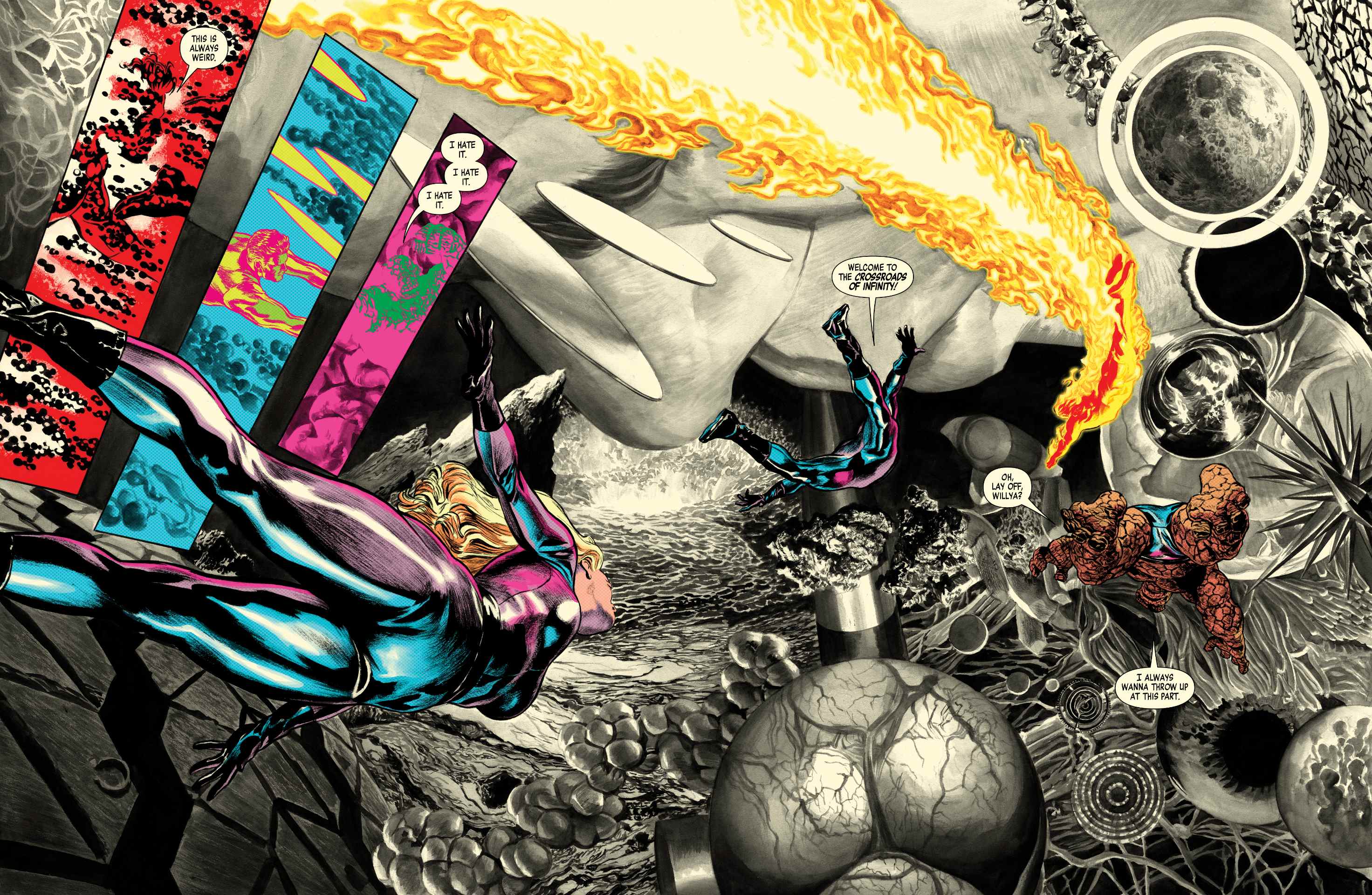 Fantastic Four: Full Circle art par Alex Ross et Josh Johnson