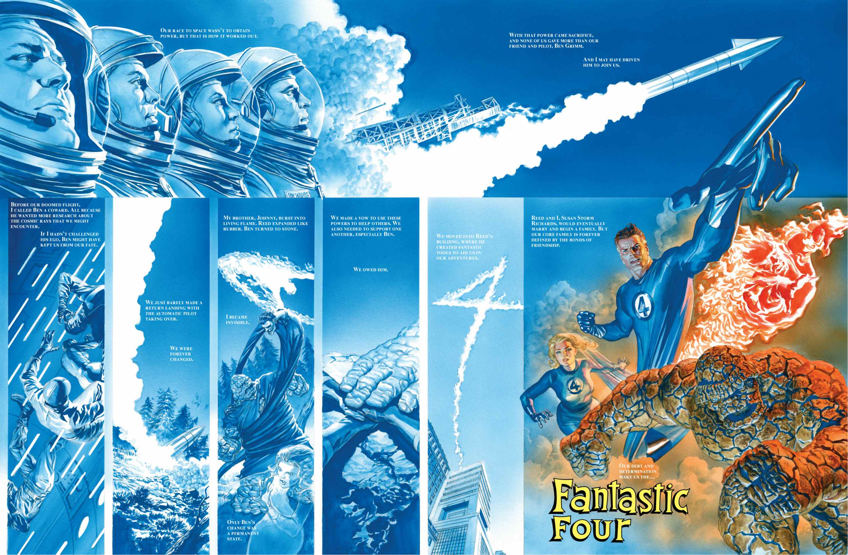 Fantastic Four: Full Circle art par Alex Ross et Josh Johnson