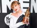 Taylor Swift aux NME Awards.