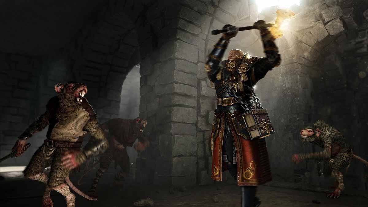 Le Prêtre Guerrier de Sigmar saute au combat dans Warhammer: Vermintide 2