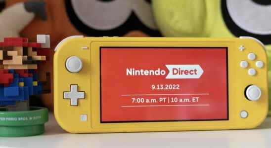 Vitrine Nintendo Direct confirmée pour demain