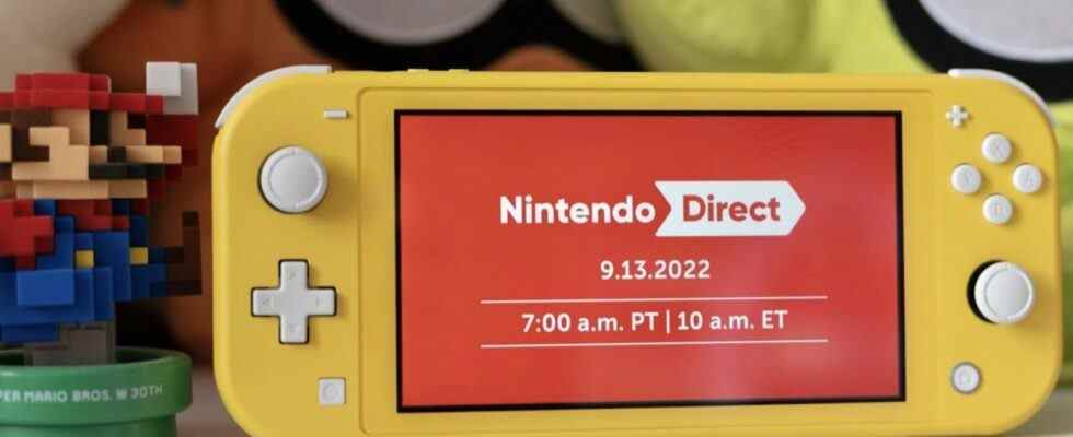 Vitrine Nintendo Direct confirmée pour demain