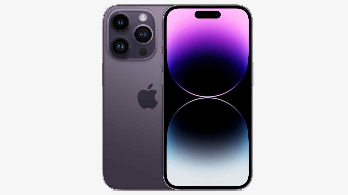 Un iPhone 14 Pro en Deep Purple