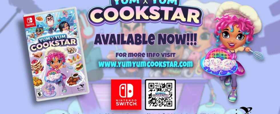 Yum Yum Cookstar arrive sur Switch en octobre