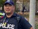 Const. de police de Toronto  Andrew Hong, un vétéran de la police de 22 ans, a été tué par balle par un homme armé à Mississauga le 12 septembre 2022.