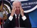 L'Américain Joe Biden, vu lors d'une conférence de presse à la Maison Blanche le 2 septembre 2022, devrait déclarer sans équivoque que toute invasion ou blocus de Taïwan se heurtera à une force équivalente, tout comme l'OTAN et d'autres alliés, écrit Derek H. Burney.