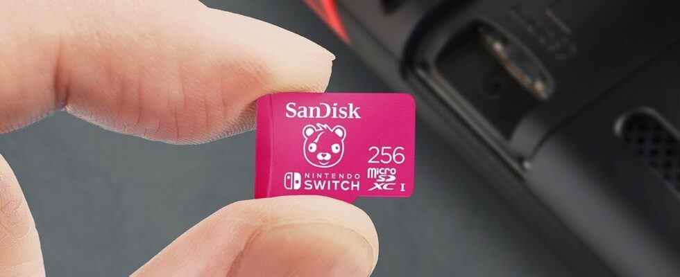 La collection de cartes micro SD sous licence officielle de Switch s'agrandit avec de nouveaux designs Fortnite