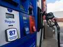 Le prix de l'essence ordinaire était de 136,9 cents le litre dans une station-service Esso à Calgary jeudi.