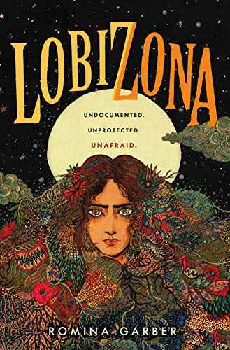 image de couverture de Lobizona par Romina Garber montrant une fille dessinée avec la lune qui brille derrière elle