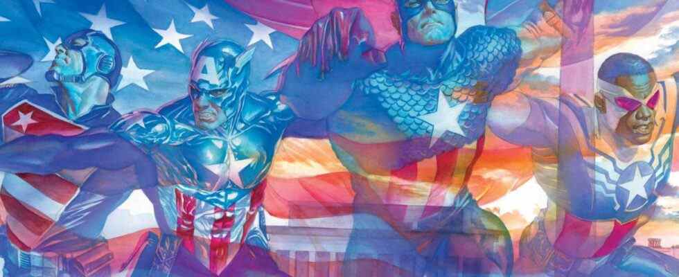 cover of The United States of Captain America #1 by Alex Ross