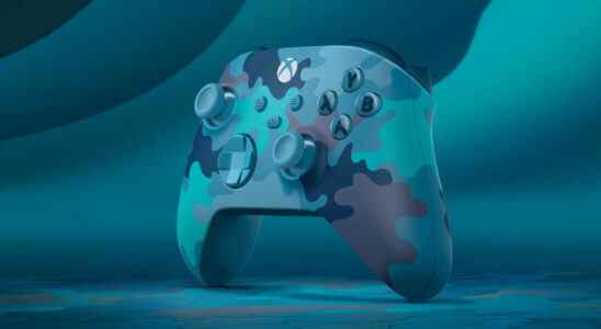 Le nouveau contrôleur Xbox Mineral Camo de Microsoft est Pure Blue Serenity