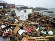 À Port aux Basques, T.-N.-L., les résidents sous le choc après que Fiona ait détruit des dizaines de maisons