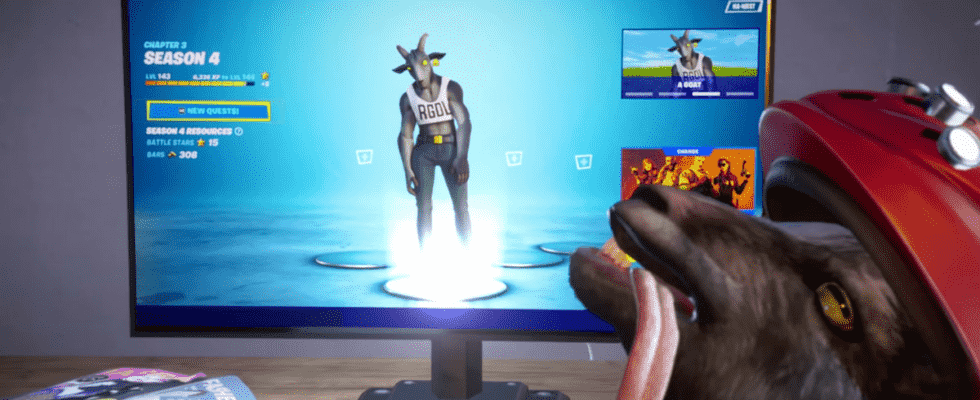 Fortnite obtient un skin terrifiant pour Goat Simulator