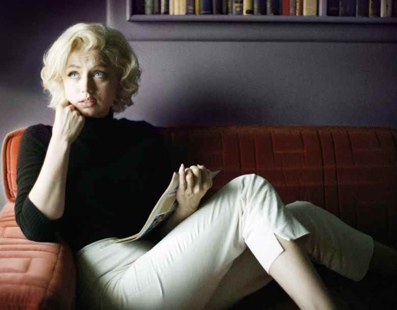 BLONDE, Ana de Armas, dans le rôle de Marilyn Monroe, 2022. © Netflix / Courtesy Everett Collection
