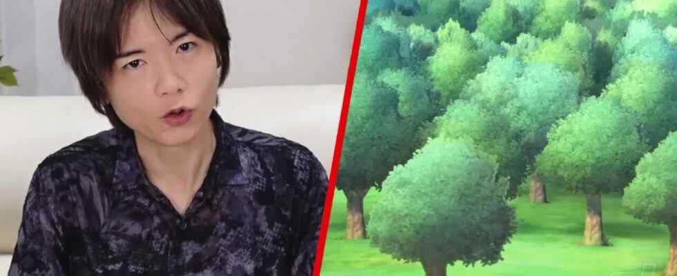 Aléatoire: Masahiro Sakurai jette-t-il de l'ombre sur les arbres de Pokémon?