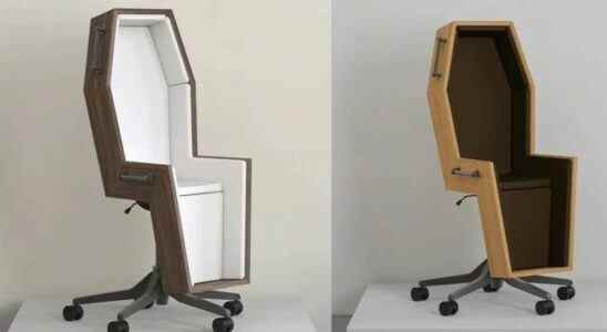 The Viral coffin chairs