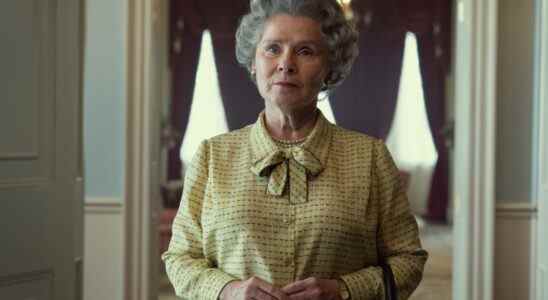 Imelda Staunton as Queen Elizabeth II in "The Crown" season 5.