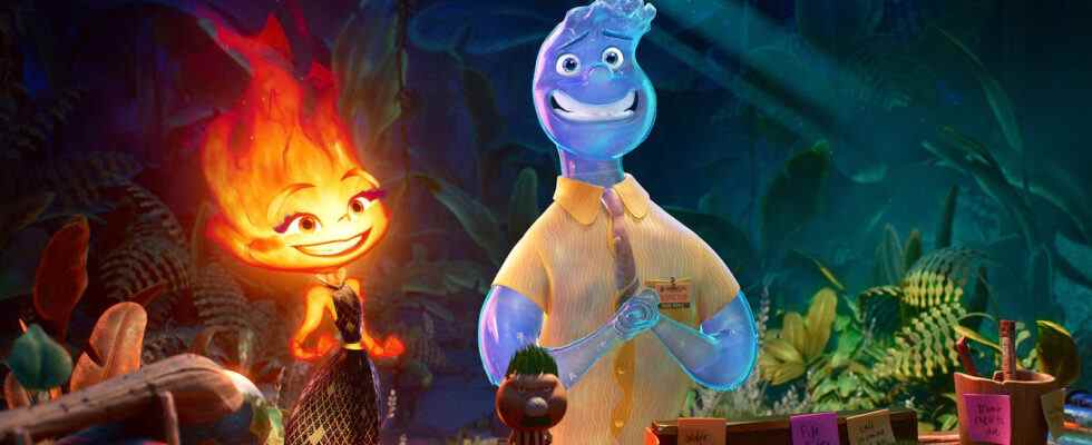 Description de la séquence élémentaire de Pixar : le feu et l'eau peuvent-ils se mélanger ? [D23]
