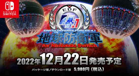 Earth Defence Force 4.1: The Shadow of New Despair pour Switch sortira le 22 décembre au Japon
