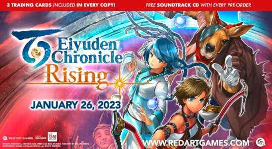 Eiyuden Chronicle: Rising Physical Edition pour PS5, PS4 et Switch sera lancé le 26 janvier 2023