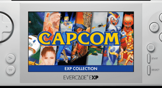Evercade EXP Retro Handheld est livré pré-chargé avec 18 jeux Capcom
